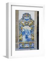 Portugal, Pinhao, Azulejo Mural, Train Station-Jim Engelbrecht-Framed Photographic Print