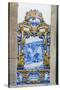 Portugal, Pinhao, Azulejo Mural, Train Station-Jim Engelbrecht-Stretched Canvas