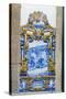 Portugal, Pinhao, Azulejo Mural, Train Station-Jim Engelbrecht-Stretched Canvas