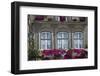 Portugal, Ponte De Lima, Old Town, House Facade, Balconies, Balcony Flowers-Chris Seba-Framed Photographic Print