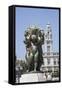 Portugal, Porto, Avenida dos Aliados, The Boys- Abundance Statue-Samuel Magal-Framed Stretched Canvas