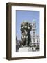 Portugal, Porto, Avenida dos Aliados, The Boys- Abundance Statue-Samuel Magal-Framed Photographic Print