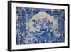 Portugal, Porto, Capela Das Almas, Azulejo, Detail, Saint Francis in front of Pope Honorious III-Samuel Magal-Framed Photographic Print