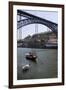 Portugal, Porto, Dom Luis Bridge across the Douro River-Samuel Magal-Framed Photographic Print