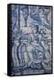 Portugal, Porto, The Church of Saint IIdefonso, Ceramic Tiles (Azulejo)-Samuel Magal-Framed Stretched Canvas