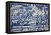 Portugal, Porto, The Church of Saint IIdefonso, Ceramic Tiles (Azulejo)-Samuel Magal-Framed Stretched Canvas