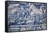 Portugal, Porto, The Church of Saint IIdefonso, Ceramic Tiles (Azulejo)-Samuel Magal-Framed Stretched Canvas