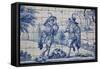 Portugal, Porto, The Church of Saint IIdefonso, Ceramic Tiles (Azulejo)-Samuel Magal-Framed Stretched Canvas