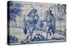 Portugal, Porto, The Church of Saint IIdefonso, Ceramic Tiles (Azulejo)-Samuel Magal-Stretched Canvas