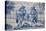 Portugal, Porto, The Church of Saint IIdefonso, Ceramic Tiles (Azulejo)-Samuel Magal-Stretched Canvas