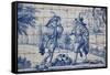Portugal, Porto, The Church of Saint IIdefonso, Ceramic Tiles (Azulejo)-Samuel Magal-Framed Stretched Canvas