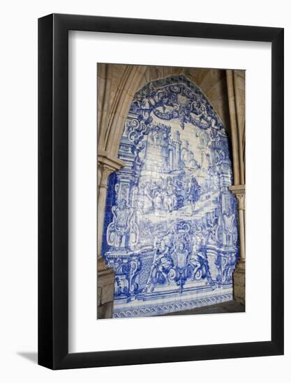 Portugal, Porto, The Church of Saint IIdefonso, Ceramic Tiles (Azulejo)-Samuel Magal-Framed Photographic Print