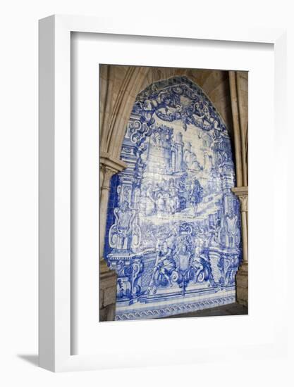 Portugal, Porto, The Church of Saint IIdefonso, Ceramic Tiles (Azulejo)-Samuel Magal-Framed Photographic Print