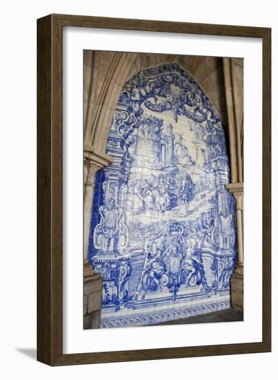 Portugal, Porto, The Church of Saint IIdefonso, Ceramic Tiles (Azulejo)-Samuel Magal-Framed Photographic Print