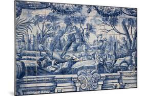 Portugal, Porto, The Church of Saint IIdefonso, Ceramic Tiles (Azulejo)-Samuel Magal-Mounted Photographic Print