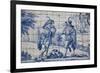 Portugal, Porto, The Church of Saint IIdefonso, Ceramic Tiles (Azulejo)-Samuel Magal-Framed Photographic Print