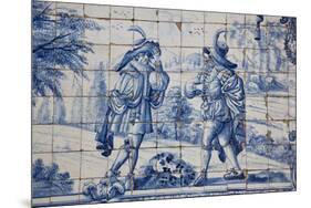 Portugal, Porto, The Church of Saint IIdefonso, Ceramic Tiles (Azulejo)-Samuel Magal-Mounted Photographic Print