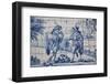 Portugal, Porto, The Church of Saint IIdefonso, Ceramic Tiles (Azulejo)-Samuel Magal-Framed Photographic Print