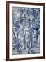 Portugal, Porto, The Church of Saint IIdefonso, Ceramic Tiles (Azulejo)-Samuel Magal-Framed Photographic Print