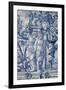 Portugal, Porto, The Church of Saint IIdefonso, Ceramic Tiles (Azulejo)-Samuel Magal-Framed Photographic Print