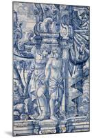 Portugal, Porto, The Church of Saint IIdefonso, Ceramic Tiles (Azulejo)-Samuel Magal-Mounted Photographic Print