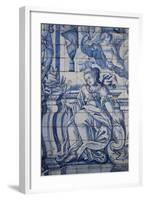 Portugal, Porto, The Church of Saint IIdefonso, Ceramic Tiles (Azulejo)-Samuel Magal-Framed Photographic Print