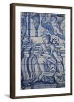 Portugal, Porto, The Church of Saint IIdefonso, Ceramic Tiles (Azulejo)-Samuel Magal-Framed Photographic Print