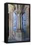 Portugal, Porto, The Church of Saint IIdefonso, Cloister, Decorated Column and Ceramic Tiles-Samuel Magal-Framed Stretched Canvas