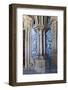 Portugal, Porto, The Church of Saint IIdefonso, Cloister, Decorated Column and Ceramic Tiles-Samuel Magal-Framed Photographic Print