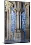 Portugal, Porto, The Church of Saint IIdefonso, Cloister, Decorated Column and Ceramic Tiles-Samuel Magal-Mounted Photographic Print