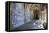 Portugal, Porto, The Church of Saint IIdefonso, Fan Vaulted Cloister with Ceramic Tiles (Azulejo)-Samuel Magal-Framed Stretched Canvas