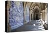 Portugal, Porto, The Church of Saint IIdefonso, Fan Vaulted Cloister with Ceramic Tiles (Azulejo)-Samuel Magal-Stretched Canvas