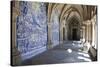 Portugal, Porto, The Church of Saint IIdefonso, Fan Vaulted Cloister with Ceramic Tiles (Azulejo)-Samuel Magal-Stretched Canvas