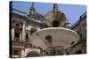 Portugal, Ribatejo Province, Tomar, Convent of the Knights of Christ, Main Cloister, Fountain-Samuel Magal-Stretched Canvas