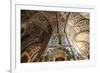 Portugal, Ribatejo Province, Tomar, Convent of the Knights of Christ, Round Church, Ribbed Ceiling-Samuel Magal-Framed Photographic Print