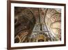 Portugal, Ribatejo Province, Tomar, Convent of the Knights of Christ, Round Church, Ribbed Ceiling-Samuel Magal-Framed Photographic Print