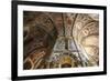 Portugal, Ribatejo Province, Tomar, Convent of the Knights of Christ, Round Church, Ribbed Ceiling-Samuel Magal-Framed Photographic Print