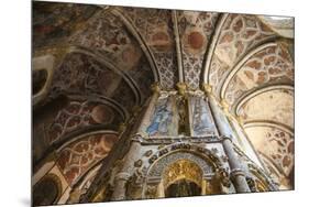 Portugal, Ribatejo Province, Tomar, Convent of the Knights of Christ, Round Church, Ribbed Ceiling-Samuel Magal-Mounted Photographic Print