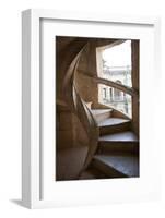 Portugal, Ribatejo Province, Tomar, Convent of the Knights of Christ, Spiral Staircase-Samuel Magal-Framed Photographic Print