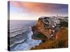 Portugal, Sintra, Azehas Do Mar, Overview of Town at Dusk-Shaun Egan-Stretched Canvas