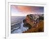 Portugal, Sintra, Azehas Do Mar, Overview of Town at Dusk-Shaun Egan-Framed Photographic Print