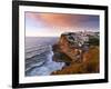Portugal, Sintra, Azehas Do Mar, Overview of Town at Dusk-Shaun Egan-Framed Photographic Print