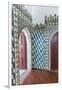Portugal, Sintra, Sintra National Palace, Geometric Ceramic Tile Mural-Lisa S. Engelbrecht-Framed Photographic Print
