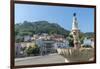 Portugal, Sintra, Sintra Palace Fountain Overlooking the Main Square-Jim Engelbrecht-Framed Photographic Print