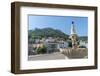 Portugal, Sintra, Sintra Palace Fountain Overlooking the Main Square-Jim Engelbrecht-Framed Photographic Print