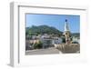 Portugal, Sintra, Sintra Palace Fountain Overlooking the Main Square-Jim Engelbrecht-Framed Photographic Print