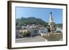 Portugal, Sintra, Sintra Palace Fountain Overlooking the Main Square-Jim Engelbrecht-Framed Photographic Print