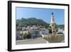 Portugal, Sintra, Sintra Palace Fountain Overlooking the Main Square-Jim Engelbrecht-Framed Photographic Print