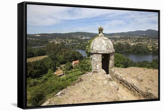 Portugal, Valenca Municipality, Valenca do Minho, The Fortified town of Valenca do Minho, Torrent-Samuel Magal-Framed Stretched Canvas