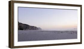 Portuguese Atlantic Coast, Salty Foam after Sunset, Praia D'El Rey, Province Obidos, Portugal-Axel Schmies-Framed Photographic Print